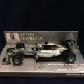 セカンドハンド品●PMA1/43 MERCEDES AMG PETRONAS W05 WINNER JAPANESE GP 2014 (L.ハミルトン）#44