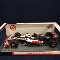 画像1: 新品正規荷品●SPARK1/43 HAAS MONEYGRAM VF-25 200thGP CANADIAN GP 2025 (O.ベアマン）#87