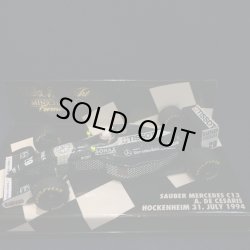 画像1: セカンドハンド品●PMA1/43 SAUBER MERCEDES C13 HOCKENHEIM GP 1994（A.DE.チェザリス）#29