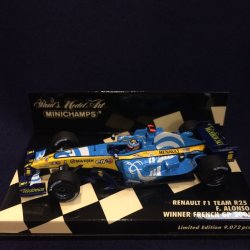 画像1: セカンドハンド品■PMA1/43 RENAULT R25 WINNER FRENCH GP 2005 （F.アロンソ）#5