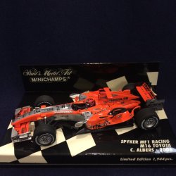 画像1: セカンドハンド品■PMA1/43 SPYKER TOYOTA MF1 RACING M16 （C.アルバース）2006 #19