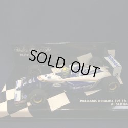 画像1: カンドハンド品●PMA1/43 WILLIAMS RENAULT FW16 (A.セナ） ※白文字台紙