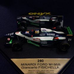 画像1: セカンドハンド品●ONYX 1/43 MINARDI-FORD M195B (G.フィジケラ）#21