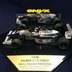 画像1: セカンドハンド品●ONYX 1/43 SAUBER TISSOT C13 (H.H.フレンツェン）#30