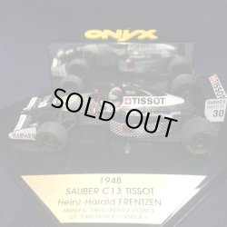 画像1: セカンドハンド品●ONYX 1/43 SAUBER TISSOT C13 (H.H.フレンツェン）#30