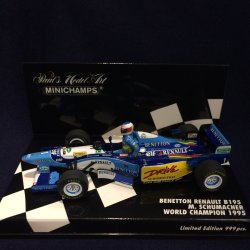 画像1: セカンドハンド品●PMA1/43 BENETTON RENAULT B195 WORLD CHAPION 1995 （M.シューマッハ）#1
