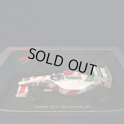 画像1: セカンドハンド品●SPARK 1/43 FOOTWORK FA14 AUSTRALIAN GP 1993 (D.ワーウィック）#9