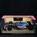 セカンドハンド品●SPARK1/43 ALPINE BWT A522 7th MONACO GP 2022 (F.アロンソ）#14