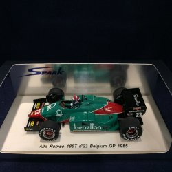 画像1: セカンドハンド品●SPARK1/43 ALFA ROMEO 185T 4th BELGIUM GP 1985 (E.チーバー）#23