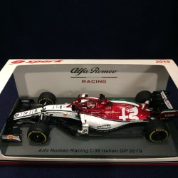 画像1: セカンドハンド品●SPARK 1/43 ALFA ROMEO C38 ITALIAN GP 2019 (K.ライコネン）#7