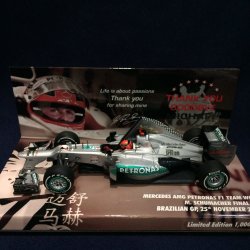 画像1: セカンドハンド品●ユーロスポーツ別注●PMA1/43 MERCEDS AMG PETRONAS W03 FINAL GP BRAZILIAN GP 2012 (M.シューマッハ）#7