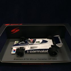画像1: セカンドハンド品●●SPARK1/43 BRABHAM BT50 WINNER CANADIAN GP 1982 (N.ピケ）#1