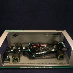 画像1: セカンドハンド品●SPARK1/43 MERCEDES-AGM PETRONAS W11 SAKHIR GP 2020 ※スポット参戦※ (G.ラッセル）#63