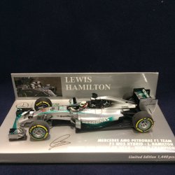 画像1: セカンドハンド品●PMA 1/43 MERCEDES-AMG PETORONAS W05 WINNER ABU DHABI GP 2014 WORLD CHAMPION (L.ハミルトン）#44