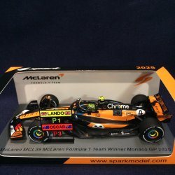 画像1: 新品正規荷品●SPARK1/43 McLAREN MCL39 WINNER MONACO GP 2025 (L.ノリス）#4