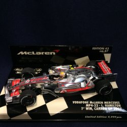 画像1: セカンドハンド品●PMA1/43 VODAFONE McLAREN MERCEDES MP4-22 1st WIN CANADA GP 2007 (L.ハミルトン）#2
