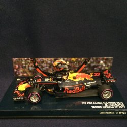 画像1: セカンドハンド品●PMA1/43 RED BULL TAG HEUER RB13 WINNER MEXICAN GP 2017 (M.フェルスタッペン）#33