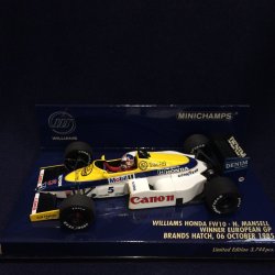 画像1: セカンドハンド品●PMA1/43 WILLIAMS HONDA FW10 WINNER EUROPEAN GP 1985 (N.マンセル）#5
