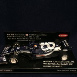 画像1: セカンドハンド品●京商別注●PMA1/43 SCUDERIA ALPHATAURI HONDA AT02 BAHRAIN GP 2021 (角田裕毅）#22