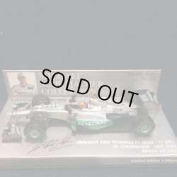 画像1: セカンドハンド品●PMA1/43 MERCEDES AMG PETRONAS W03 LAST RACE BRAZIL GP 2012（M.シューマッハ）#7