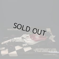 画像1: セカンドハンド品●PMA1/43 ALFA ROMEO C37 6th PLACE AZERBAIJAN GP 2018 (C.ルクレール）#16