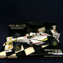 画像1: セカンドハンド品●PMA1/43 BRAWN GP BGP001 BRAZIL GP 2009 (J.バトン）#22