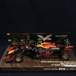 画像1: セカンドハンド品●MVショップ別注●PMA1/43 RED BULL HONDA RB16 3rd PLACE STYRIAN GP 2020 (M.フェルスタッペン）#33