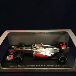 画像1: セカンドハンド品●SPARK1/43 VODAFONE McLAREN MERCEDES MP4-27 WINNER US GP 2012 (L.ハミルトン）#4