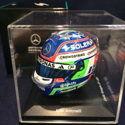 画像1: 新品正規入荷品●SPARK1/5 MERCEDES EMILIA ROMAGNA GP 2025 (K.アントネッリ）ミニヘルメット