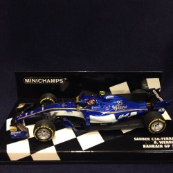 画像1: セカンドハンド品●PMA1/43 SAUBER FERRARI C36 BAHRAIN GP 2017 (P.ウェーレイン）#94