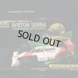 画像1: セカンドハンド品●PMA1/43 セナコレNo24 McLAREN HONDA MP4/4 JAPANESE GP 1988 WORLD CHAMPION (A.セナ）#12