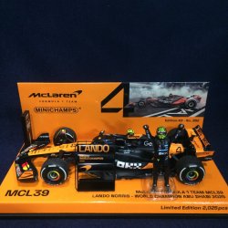 画像1: 新品正規荷品●PMA 1/43 McLAREN MCL39 WORLD CHAMPION ABU DHABI GP 2025 (L.ノリス）#4