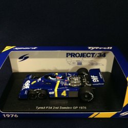 画像1: 新品正規荷品●SPARK1/43 TYRRELL P34 2nd SWEDEN GP 1976 (P.デパイエ）#4