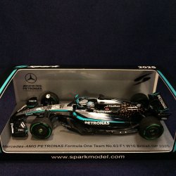 画像1: 新品正規荷品●SPARK1/43 MERCEDES-AMG PETRONAS W16 BRITISH GP 2025 (G.ラッセル）#63