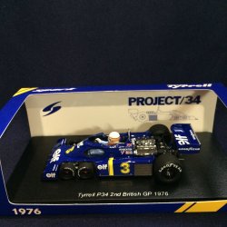 画像1: 新品正規荷品●SPARK1/43 TYRRELL P34 2nd BRITISH GP 1976 (J.シェクター）#3