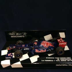 画像1: 新品正規荷品●PMA 1/43 SCUDERIA TORO ROSSO STR7 1st FORMULA 1 TEST ADRIA 2014 (M.フェルスタッペン）