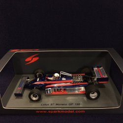 画像1: セカンドハンド品●SPARK 1/43 LOTUS 87 MONACO GP 1981 (E.de.アンジェリス）#11