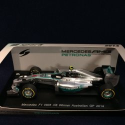 画像1: セカンドハンド品●SPARK1/43 MERCEDES W05 WINNER AUSTRALIAN GP 2014 (N.ロズベルグ） #6