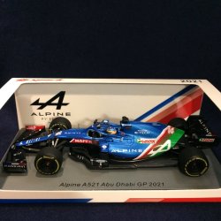 画像1: セカンドハンド品●SPARK1/43 ALPINE A521 ABU DHABI GP 2021(F.アロンソ）#14