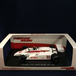 画像1: セカンドハンド品●SPARK 1/43 THEODORE TY01 SOUTH AFRICAN GP 1982 (D.DALY) #33