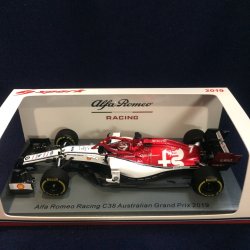 画像1: セカンドハンド品●SPARK1/43 ALFA ROMEO C38 AUSTRALIAN GP 2019 （K.ライコネン）#7