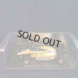 画像1: セカンドハンド品●SPARK 1/43 RENAULT RE50 2nd BRITISH GP 1984 (D.WARWICK) #16