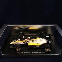 画像1: セカンドハンド品●SPARK 1/43 RENAULT RE50 GERMAN GP 1985 (F.HESNAULT) #14