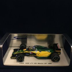 画像1: セカンドハンド品●SPARK1/43 LOTUS 102D 6th MEXICO GP 1992 (M.ハッキネン）#11