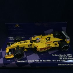 画像1: セカンドハンド品●タバコカスタム品●鈴鹿サーキット別注●PMA1/43 JORDAN HONDA EJ12 JAPANESE GP 5th PLACE (佐藤琢磨）#10 