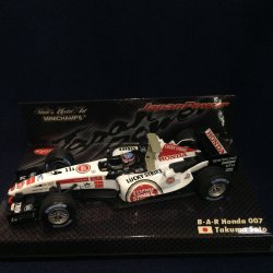 画像1: セカンドハンド品●タバコカスタム品●JAPAN POWER●PMA1/43 BAR HONDA 007 (佐藤琢磨） #4