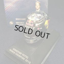 画像1: セカンドハンド品●PMA 1/8 RED BULL 2010 WORLD CHAMPION (S.ベッテル）ミニヘルメット