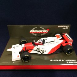 画像1: セカンドハンド品●PMA1/43 McLAREN MERCEDES MP4/10 (N.マンセル）#7