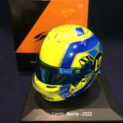 画像1: 新品正規入荷品●SPARK1/5 McLAREN (L.ノリス）2022 ミニヘルメット
