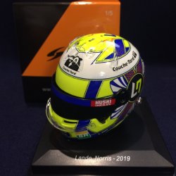 画像1: 新品正規入荷品●SPARK1/5 McLAREN (L.ノリス）2019 ミニヘルメット